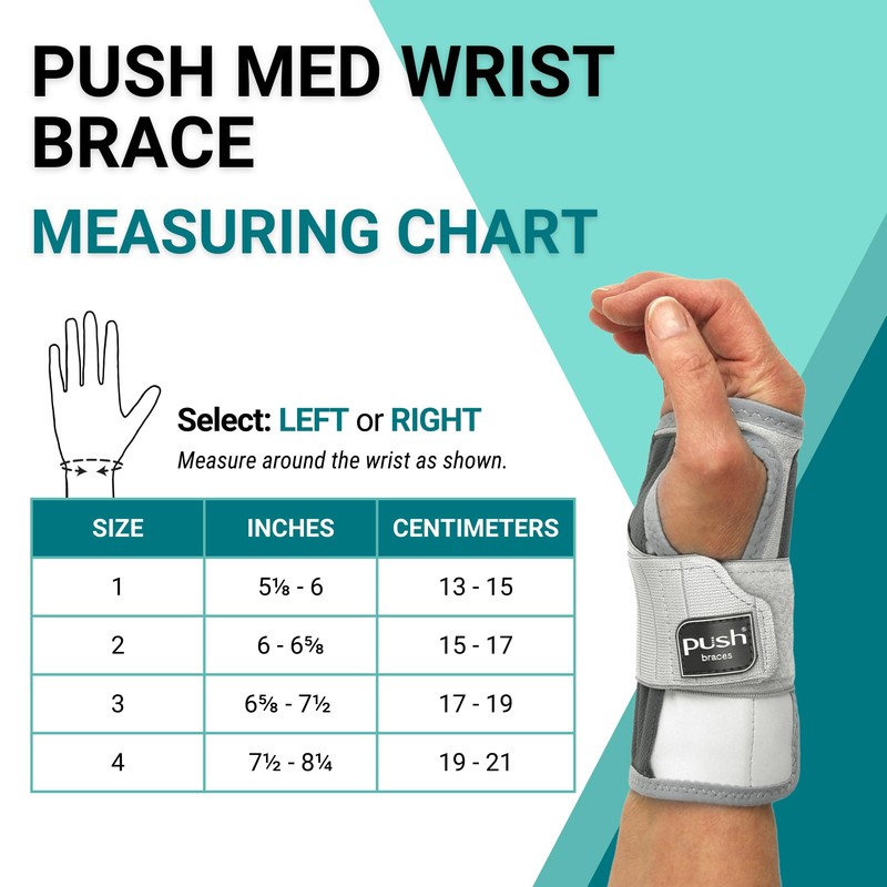 PUSH Med Handgelenkbandage links, Größe 4