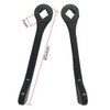 Inline Patio Door Handle Black Door Lock Lever Pair Suits