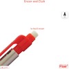 0.7mm FLAIR X-Tra Strong 2B Mechanical Pencils Rubber Tipped (RED