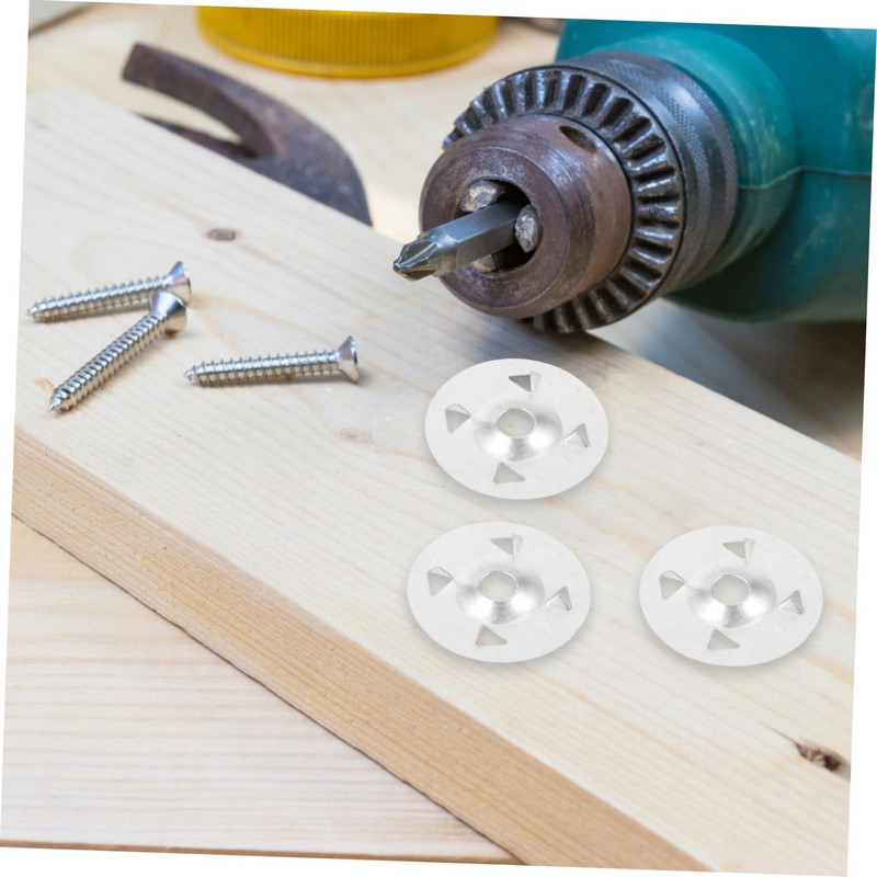 KONTONTY 100pcs Foam Insulation Board Washers for Foam Board Board