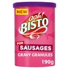 Bisto For Sausages Gravy Granules, 190 g Drum (Pack of