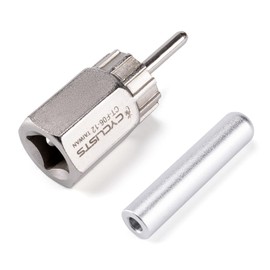 cyclists Cassette Removal Tool Sets - Chain Whip & Lock Ring Tool for Shimano HG Cassette/Freewheel Install Removal MTB Road Bike 7 8 9 10 11 Speed (CT-F06-12)