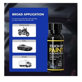 XTryfun Silver Gray Rim Touch Up Paint, Rim Repair Kit Curb Rash, Wheel Touch Up Paint for Quickly Fix Rims Scratches, Chips, Curb Rashes and Surface Damage