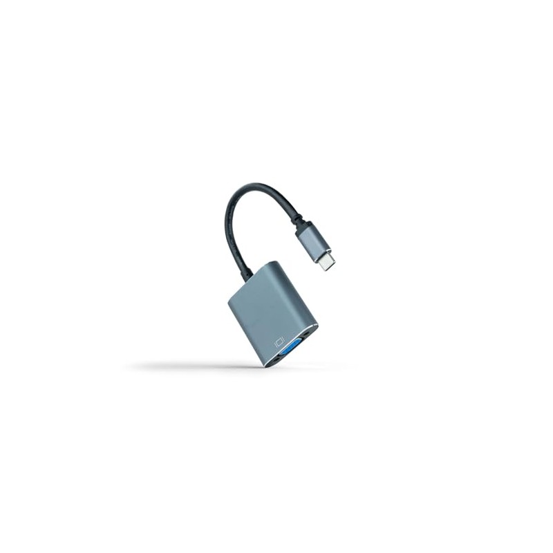 Blendend Konverter USB-C auf VGA, Aluminium, grau, 10 cm, ideal