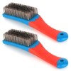 2 Pack Wire Brushes for Cleaning-Heavy Duty Stainless Steel Wire