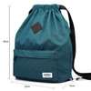 Kaukko canvas drawstring gym bag with inner compartment, school sports