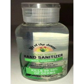 Lily Of The Dessert Hand Sanitizer W Vitamin E 2 oz-Kills 99.9% Of Germs