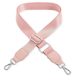 Shoulder Strap for Handbag Laptop Bag – Pink [Metal Colour: Silver] – Length Adjustable 89 – 142 cm – Width 3.8 cm – Replacement Strap Shoulder Strap for Laptop Bag