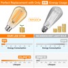 MAXvolador 12-Pack Dimmable Vintage LED Edison Bulb 60W Equivalent, 6W