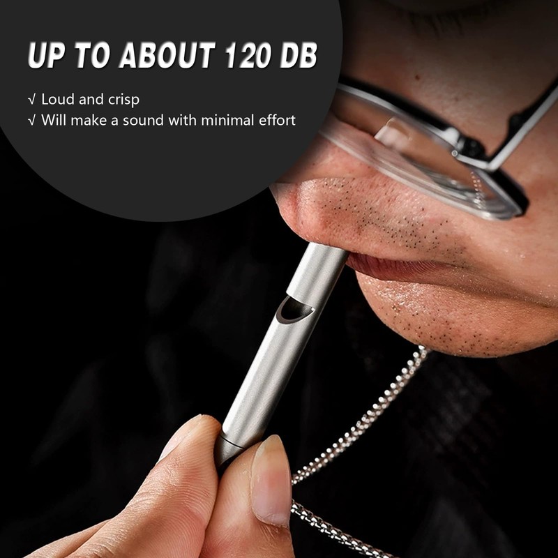 Emergency Whistle,120db Safety with Lanyard,Outdoor Survival for Life Saving,Hiking,Pets Training,Coach