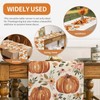 Pumpkins Eucalyptus Leaves Fall Table Runner Thanksgiving Table Runner Autumn