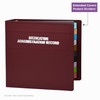 Carstens 4-Inch Heavy Duty Round Ring Binder for Medication Administration