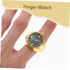 UKCOCO 3pcs Mini Creative Watch Roman Numeral Finger Watches and
