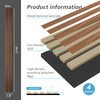 Art3d 4-Piece Wood Slat Acoustic Panels for Stylish Decor and