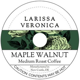 Maple Walnut Medium Roast Coffee (Single Serve K-Cup Pods) (Gourmet, Naturally Flavored, Whole Coffee Beans) (12 pods, ZIN: 575256)