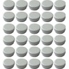 FRUEHES FORSCHEN 30 Salbendosen flach, 25ml Inhalt, weiß