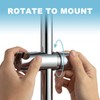 OFFO Shower Head Holder, Adjustable 18-25mm Diameter Hand Shower Holder
