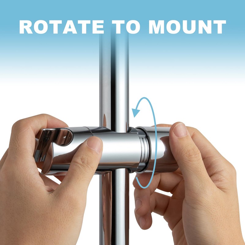 OFFO Shower Head Holder, Adjustable 18-25mm Diameter Hand Shower Holder