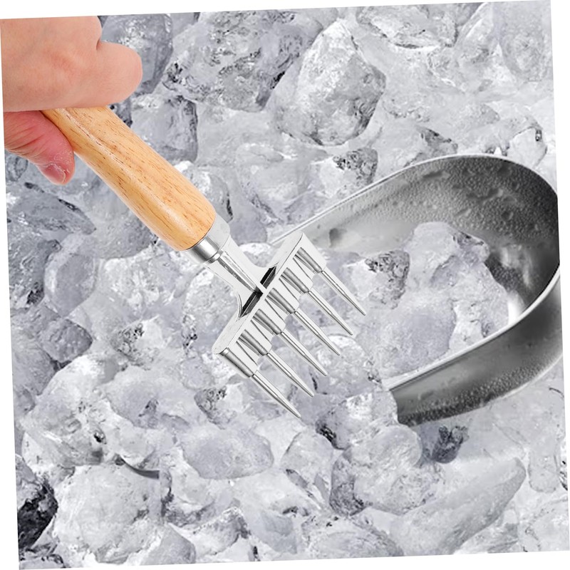 iplusmile Ice Crusher with Handle Aluminum Alloy Ice Chipper Tool