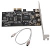 Gorise 2.5Gbps PCI-E PCI Express FireWire 1394a IEEE 1394 Controller