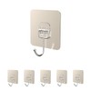 5-Pack Adhesive Lid Holder Hooks Compatible with Caraway Pan, Wall