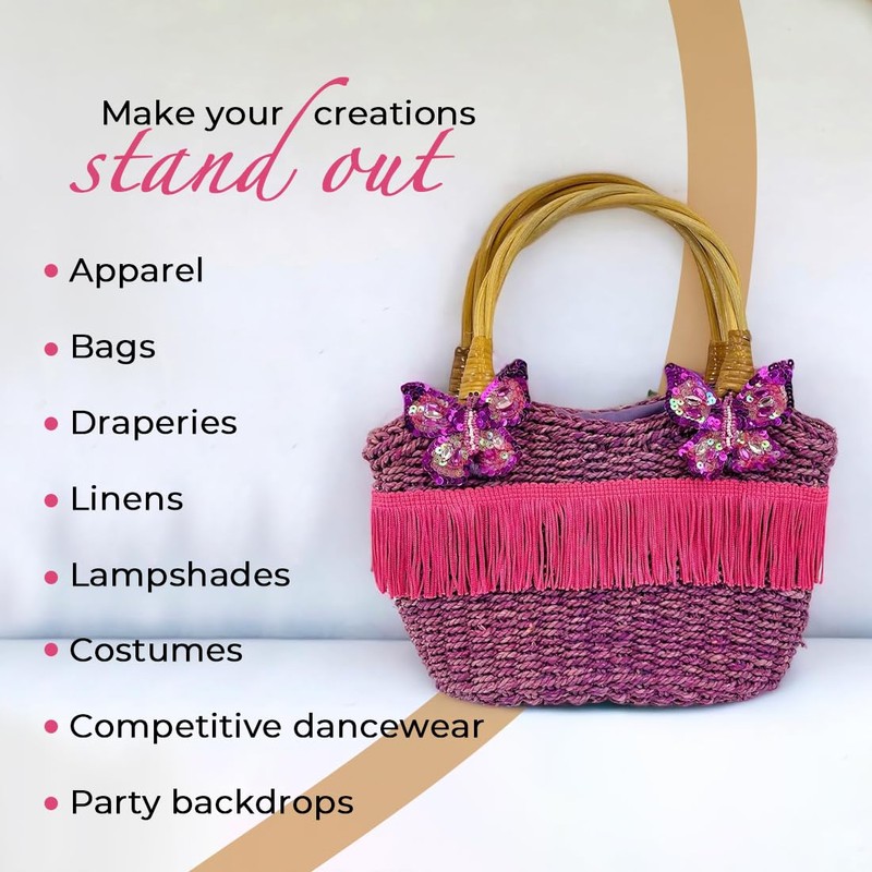 Trims by the Yard Trim, Polyester, Turquoise, 2"/10 Yards