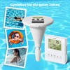 briidea Wireless Digital Swimming Pool Water Tester with Two Displays