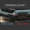 e-power-auto-Trim Front Bumper Tow Hook License Plate Mount Bracket For