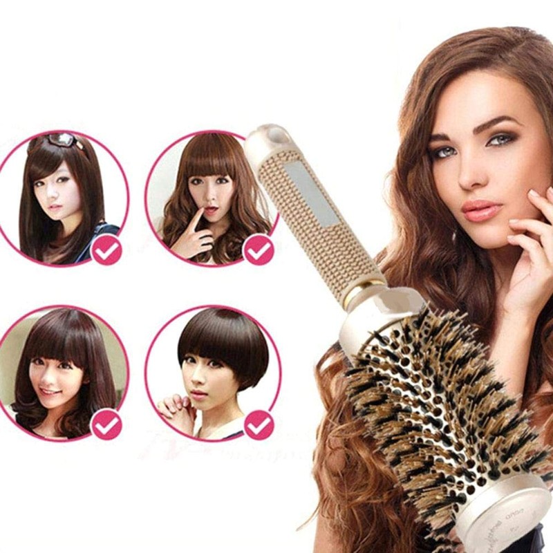 ZJchao Cepillo de Pelo Iónico de Cerámica Nanotérmico, Calentamiento y