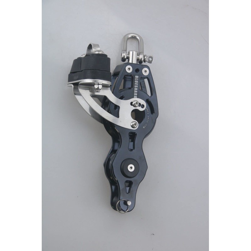 Blue Shark: 57mm Single Fiddle Becket Adjustable Aluminum Cam Block