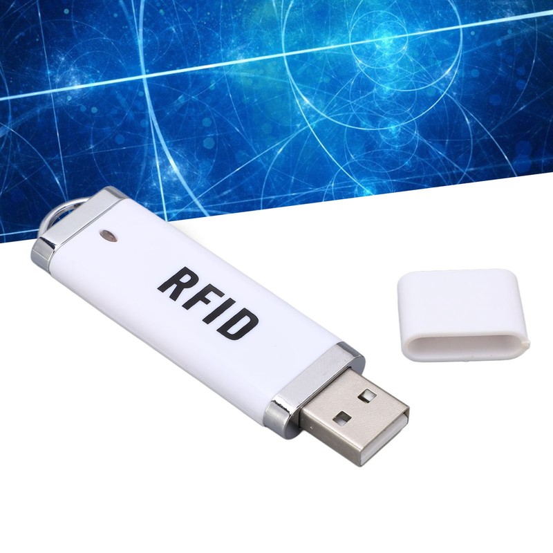 125KHz Portable RFID Reader 5V 100MA U Disk Shape ID