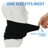 SHEVERCH Black Winter Neck Warmer for Cold Weather Warm Neck