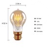 B22 Edison Light Bulb, 60 Watts, A19 Vintage Incandescent Light