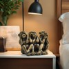 PlentifulHome 3 Wise Monkeys Statue - Hear No Evil, See