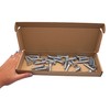 SKIR'CO (Pack of 25) DIN 571 Galvanised Steel Hex Head