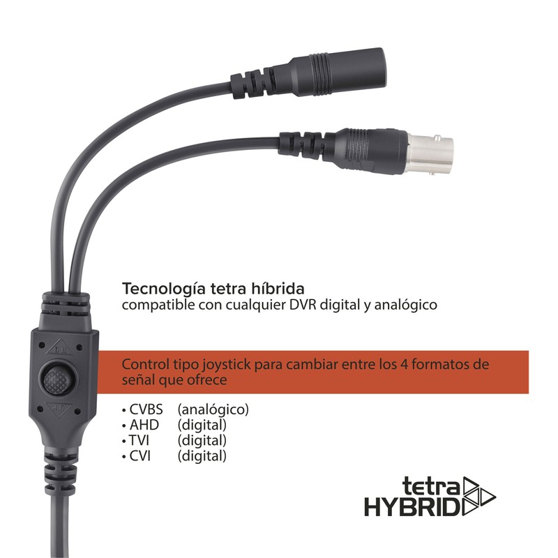 Steren CCTV-1120 Cámara CCTV Tetrahib 2M Domo Metálica