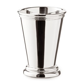 ED3005 Goblet-Shaped Vase with Pearl Motif / Silver Plated / Height 11 cm