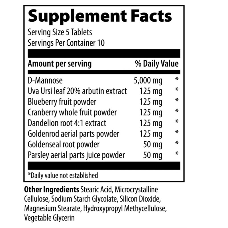 Vibrant Health U.T. Vibrance, Mannose & Botanicals