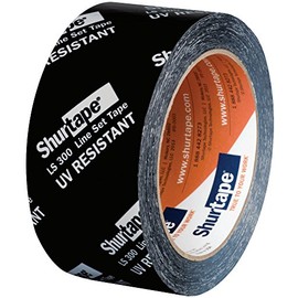 Shurtape LS 300 HVAC Line Set de cinta adhesiva, 55 m de largo x 48 mm de ancho, color negro (paquete de 1)