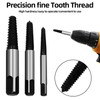Senbos 6 Pcs Spiral Screw Extractor Set, Easy Out Broken