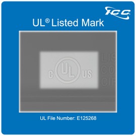 ICC Angled 1-Port Keystone Wall Plate (1 Pack), UL Listed, Durable ABS Plastic, Single Gang Wall Plate for RJ45 Modular Inserts, White