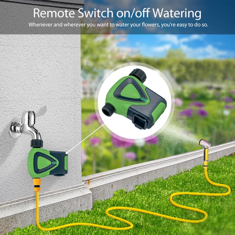 Sprinkler Timer Smart Water Timer: Zigbee Hose Watering Timer, Automatic