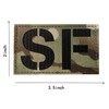 MOONIKONI 2x3.5 Infrared IR Security Forces Patch SF Patch Tactical