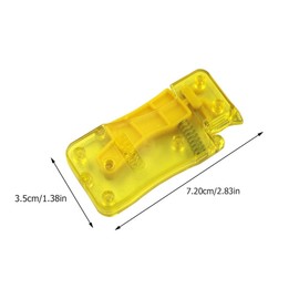 Operitacx 4 Stück Einfädelmaschine Nadeleinfädler basteln DIY Nadeleinfädler Fadenführung zum Nähen handystativ handsfull Werkzeug Nähnadel Einfädler Stricknadeleinfädler Plastik Yellow