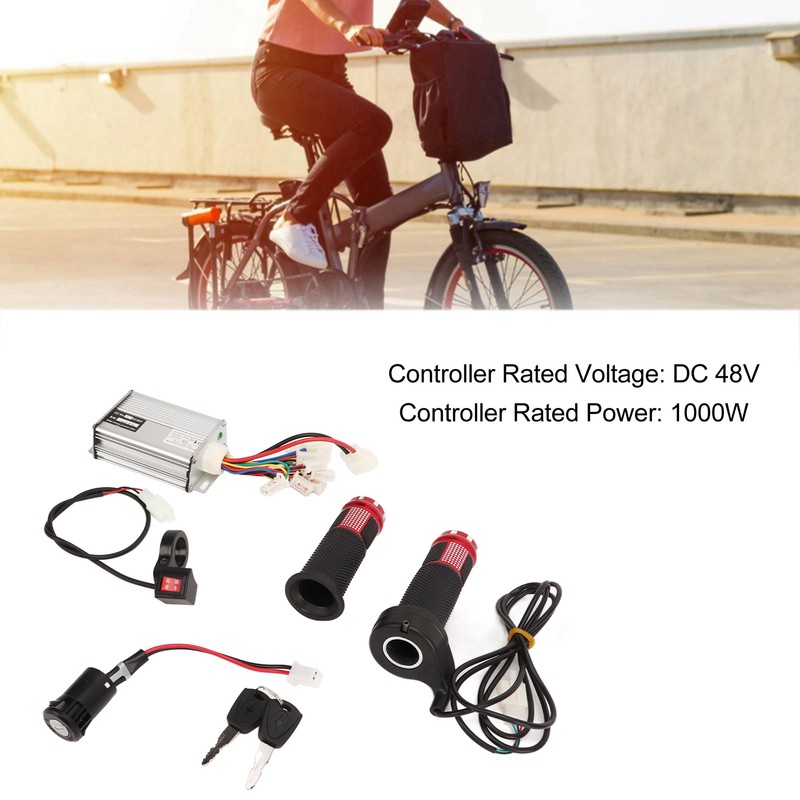 48V 1000W Motor Brushed Speed Controller Electric Bike Modification Kit