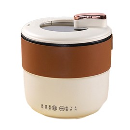 Portable Mini Rice Cooker 1.8L Small Electric Nonstick Rice Cooker With Overheat Protection Auto Power Off