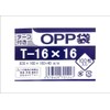 Moriyama Kasei OPP Bag with Tape, Transparent, T-16 x 16
