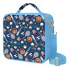 WOBAGMEN Insulated Lunch Box Container for School, Work (blue baseball)