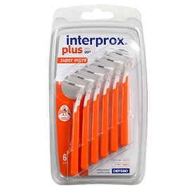 3x Interprox plus Interdentalbürsten orange super micro 6er Pack (3x 6er Pack)