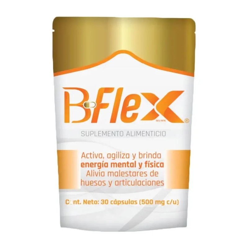 Suplemento Complejo Ultradvance Flex 500 Cápsulas Veganas Gluten